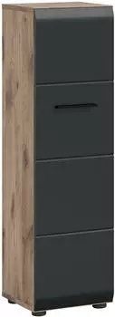 xonox.home Ice Midischrank Eiche-Nachbildung 30x106x30cm (X86N8703)