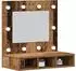vidaXL Spiegelschrank Altholz-Optik 60x31,5x62cm (873880)