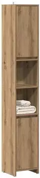 vidaXL Badezimmerschrank Holzwerkstoff Artisan-Eiche 30x30x183,5 cm (856065)