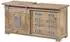Massivmoebel24 Railway Waschbeckenunterschrank Mango 120x40x60cm whitewash (09-350-772-2077)