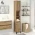 vidaXL Badezimmerschrank Sperrholz Artisan-Eiche 30x30x190cm (857106)