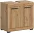 xonox.home Scout Waschbeckenunterschrank 60x56x34cm, Artisan Eiche/schwarz