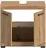 xonox.home Scout Waschbeckenunterschrank 60x56x34cm, Artisan Eiche/schwarz