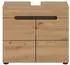 xonox.home Canu Waschbeckenunterschrank Artisan-Eiche/Basalt, 63x55x34cm