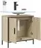 vidaXL Waschbeckenunterschrank Sonoma-Eiche 60x30x60 cm Holzwerkstoff (842447)