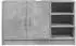 vidaXL Waschbeckenunterschrank betongrau 90x29x55cm Holzwerkstoff (848125)