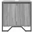 vidaXL Waschbeckenunterschrank grau Sonoma 60x35x60cm Holzwerkstoff (848657)