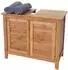 MCW Waschbeckenunterschrank B18 Bambus, naturfarben, 67x60x30cm (MCW-B18)