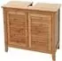 MCW Waschbeckenunterschrank B18 Bambus, naturfarben, 67x60x30cm (MCW-B18)