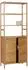 MCW MCW-B18 Hochschrank 2 Türen, 4 Regalböden, Bambus/MDF, 168x64x33cm (92607)
