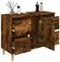 vidaXL Waschbeckenunterschrank Räuchereiche 80x33x60cm Holzwerkstoff (821273)