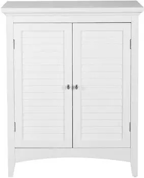 Teamson Glancy Midischrank, freistehend, Holzwerkstoff, wei&szlig; (ELG-585)