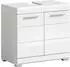 xonox.home Scout Waschbeckenunterschrank 2 Türen weiß Hochglanz 60x56x34cm (X06A9705)