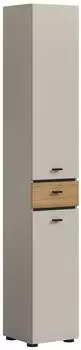 xonox.home Aqua Hochschrank Kaschmir Melamin, 32x191x30cm