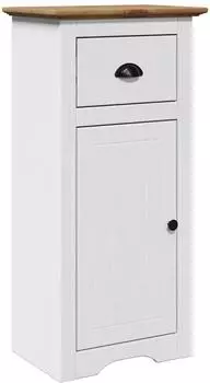 vidaXL Badschrank BODO wei&szlig; und braun 44x30x90cm (4016858)