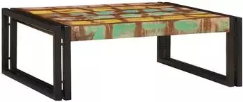 vidaXL Badezimmerspiegelschrank Altholz/Eisen mehrfarbig 65x50x23cm (4102756)