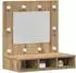 vidaXL Spiegelschrank mit LED 60x31,5x62cm Artisan-Eiche (vidaXL)