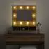 vidaXL Spiegelschrank mit LED 60x31,5x62cm Artisan-Eiche (vidaXL)