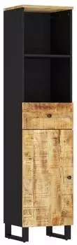 vidaXL Badezimmerschrank Massives Mangoholz 38x33x160cm