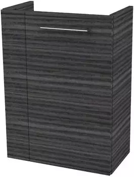 Fackelmann B.PERFEKT SBC Waschbeckenunterschrank h&auml;ngend, schmal, Dark Oak, 44cm (SBC)