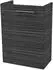Fackelmann B.PERFEKT SBC Waschbeckenunterschrank hängend, schmal, Dark Oak, 44cm (SBC)