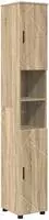 vidaXL Badezimmerschrank mit Speicher Sonoma-Eiche 30 x 35 x 192 cm