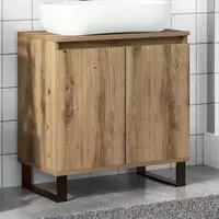 vidaXL Badschrank Artisan-Eiche 58x33x60 cm Holzwerkstoff