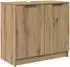 vidaXL Badezimmerschrank mit Tür Artisan-Eiche 64,5x33,5x59cm (880744)
