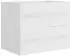 vidaXL Waschbeckenunterschrank weiß 60x38,5x48 cm Holzwerkstoff (804692)