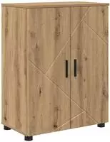 vidaXL Badezimmerschrank Artisan-Eiche 60 x 35 x 80 cm