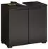 Mid.you Waschbeckenunterschrank SPICE 2 Türen, schwarz matt, 60x57x32cm