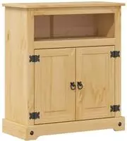 vidaXL Badschrank Corona 70x33x80 cm Massivholz Kiefer