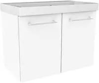 Lima Waschtischunterschrank 60cm Korpusfarbe: Wei&szlig; - Fackelmann