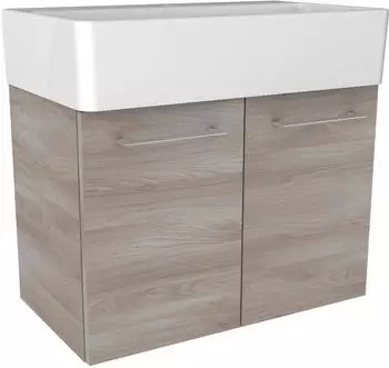 Fackelmann Lima Waschtischunterschrank h&auml;ngend 59cm, Steinesche (84802)