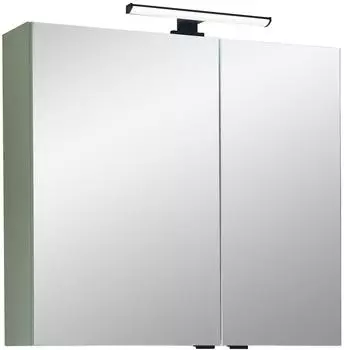 Pelipal Quickset 500 Spiegelschrank 2-t&uuml;rig LED 67,2x20x64 cm salbei IP44