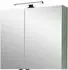 Pelipal Quickset 500 Spiegelschrank 2-türig LED 67,2x20x64 cm salbei IP44