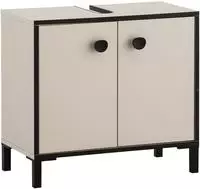 Schildmeyer Waschbeckenunterschrank "Edda, Breite 65,1 cm, abgerundete Griffe mit