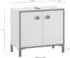Schildmeyer Edda Waschbeckenunterschrank 2 Türen cremebeige, 65,1x59,1cm