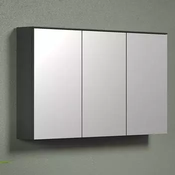 trendteam Synnax Spiegelschrank 3-t&uuml;rig, anthrazit (213440532)