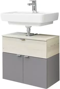 Pelipal Quickset 394 Waschbeckenunterschrank Quarzgrau/Polar Pinie 80cm