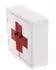 Xtradefactory Medic 35 Medizinschrank Holz, weiß, 35x35x13cm