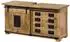 Massivmoebel24 Railway Waschbeckenunterschrank Mango natur lackiert 120x40x60cm (09-350-772-0077)