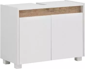 Schildmeyer Cosmo Waschbeckenunterschrank perlwei&szlig; 80x54,6x33cm