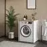 VICCO Viktor washing machine cabinet, 68 x 88.2 cm, white/artisan oak