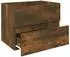 vidaXL Waschbeckenschrank Räuchereiche 60x38,5x45cm Holzwerkstoff (815648)