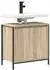 vidaXL Badezimmerschrank mit Waschbecken Sonoma-Eiche 60x34,5x60cm