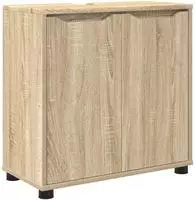 vidaXL Badezimmerwaschbecken-Schrank Sonoma-Eiche 60 x 30 x 60 cm