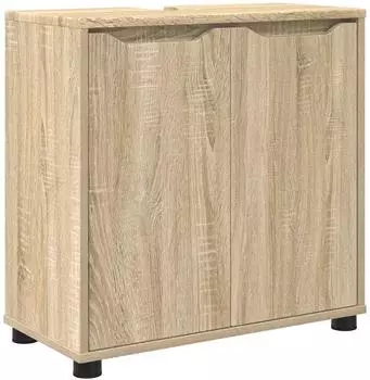 vidaXL Badezimmerwaschbecken-Schrank Sonoma-Eiche 60x30x60cm (888749)