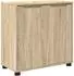 vidaXL Badezimmerwaschbecken-Schrank Sonoma-Eiche 60x30x60cm (888749)