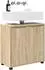 vidaXL Badezimmerwaschbecken-Schrank Sonoma-Eiche 60x30x60cm (888749)